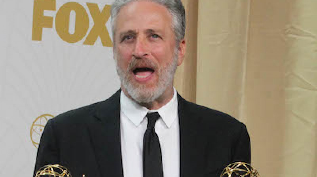 Jon Stewart comes to the aid of runaway bull in New York