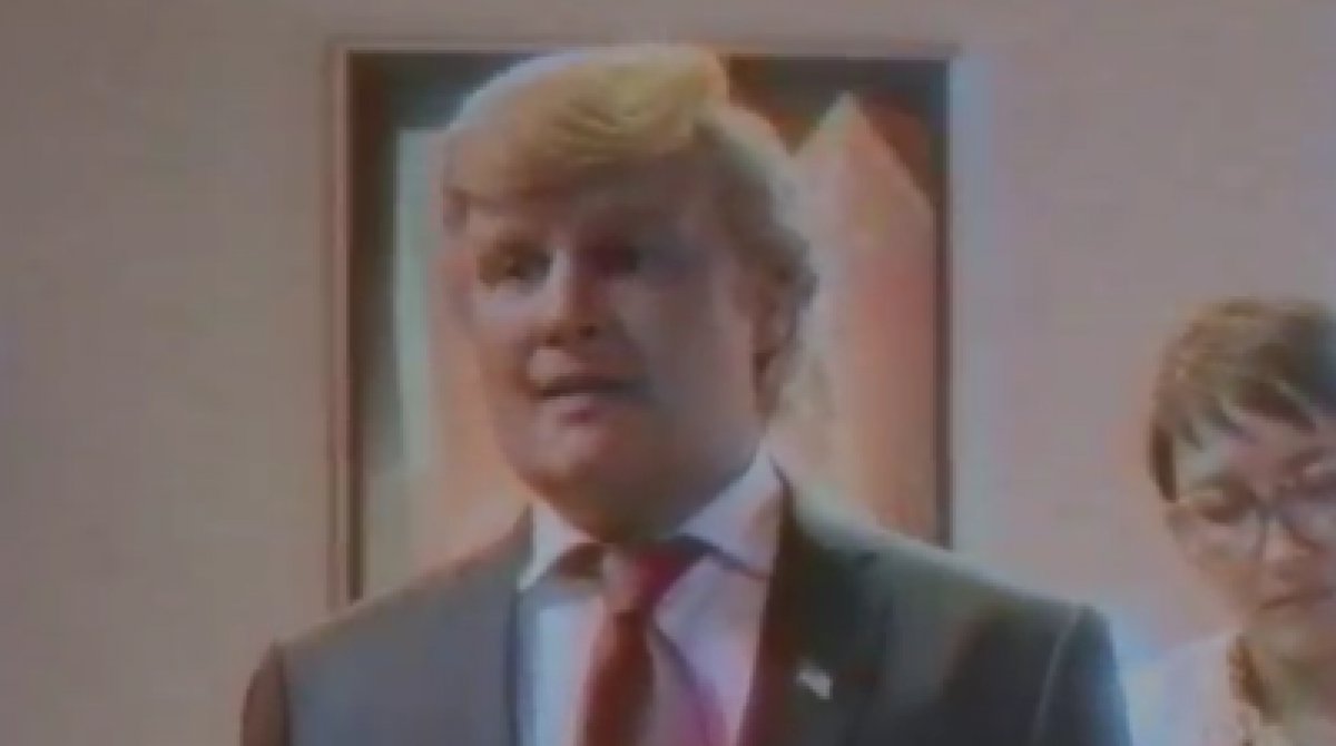 An unrecognizable Johnny Depp takes on Donald Trump in Funny or Die skit