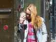 Macaulay Culkin spotted with long blonde hair during rare outing in NYC (Video)