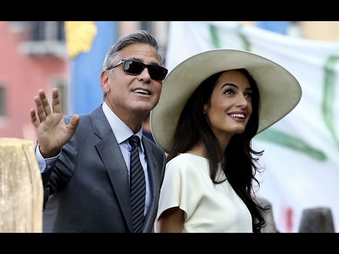 Amal and Geroge Clooney