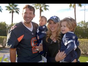 Tony Romo and family