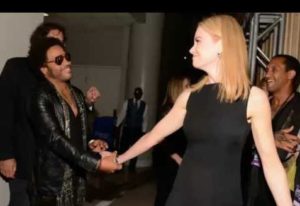 Lenny Kravitz and Nicole Kidman