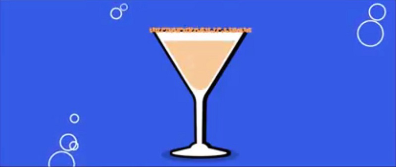 National Peach Month martini