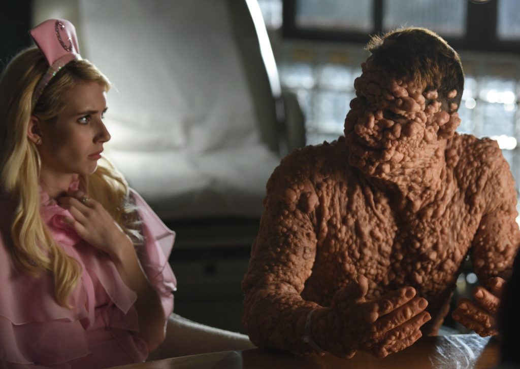Chanel meets a new patient on Scream Queens.