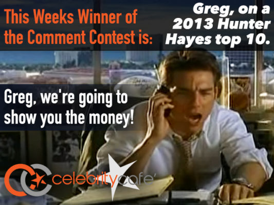 Greg wins Comment Contest