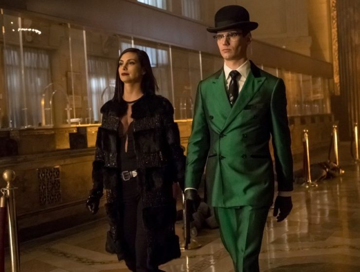 GOTHAM, A Dark Knight: To Our Deaths and Beyond, Morena Baccarin, Cory Michael Smith