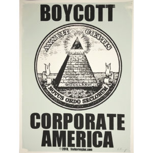 Boycott Corporate America Print Lee Harvey