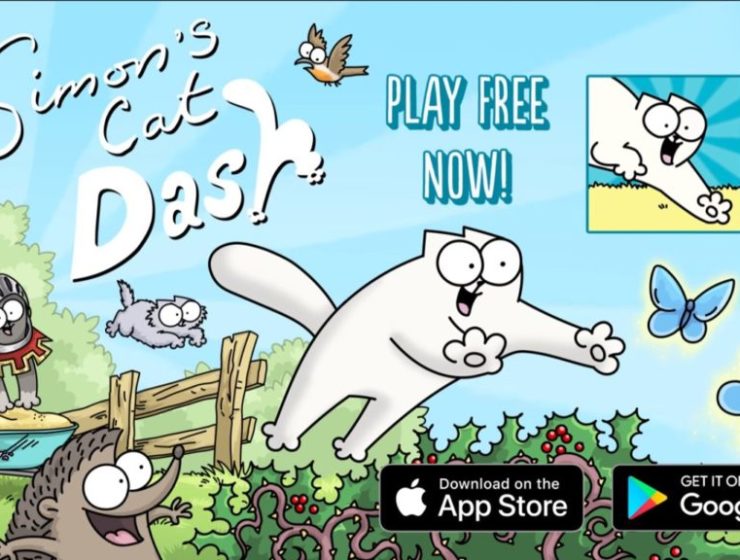 Simon's Cat, YouTube, mobile, mobile game, animated