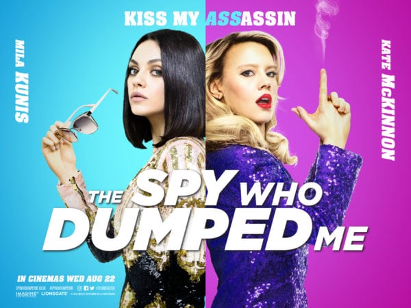 Mila Kunis, Kate McKinnon, Susanna Fogel, Sam Heughan, Outlander, The Spy Who Dumped Me, movie review, Mila Kunis