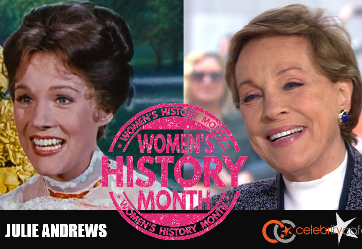 Julie Andrews, women's history month