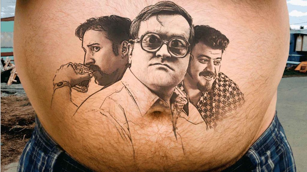 Trailer Park Boys Belly Tattoo for 360 video