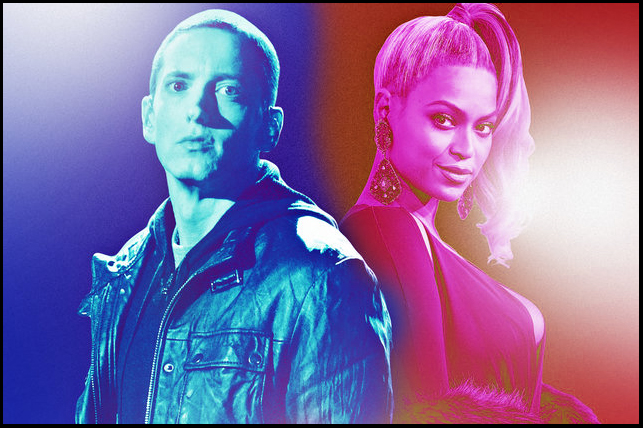 Eminem, Walk on Water, Beyonce, Duo